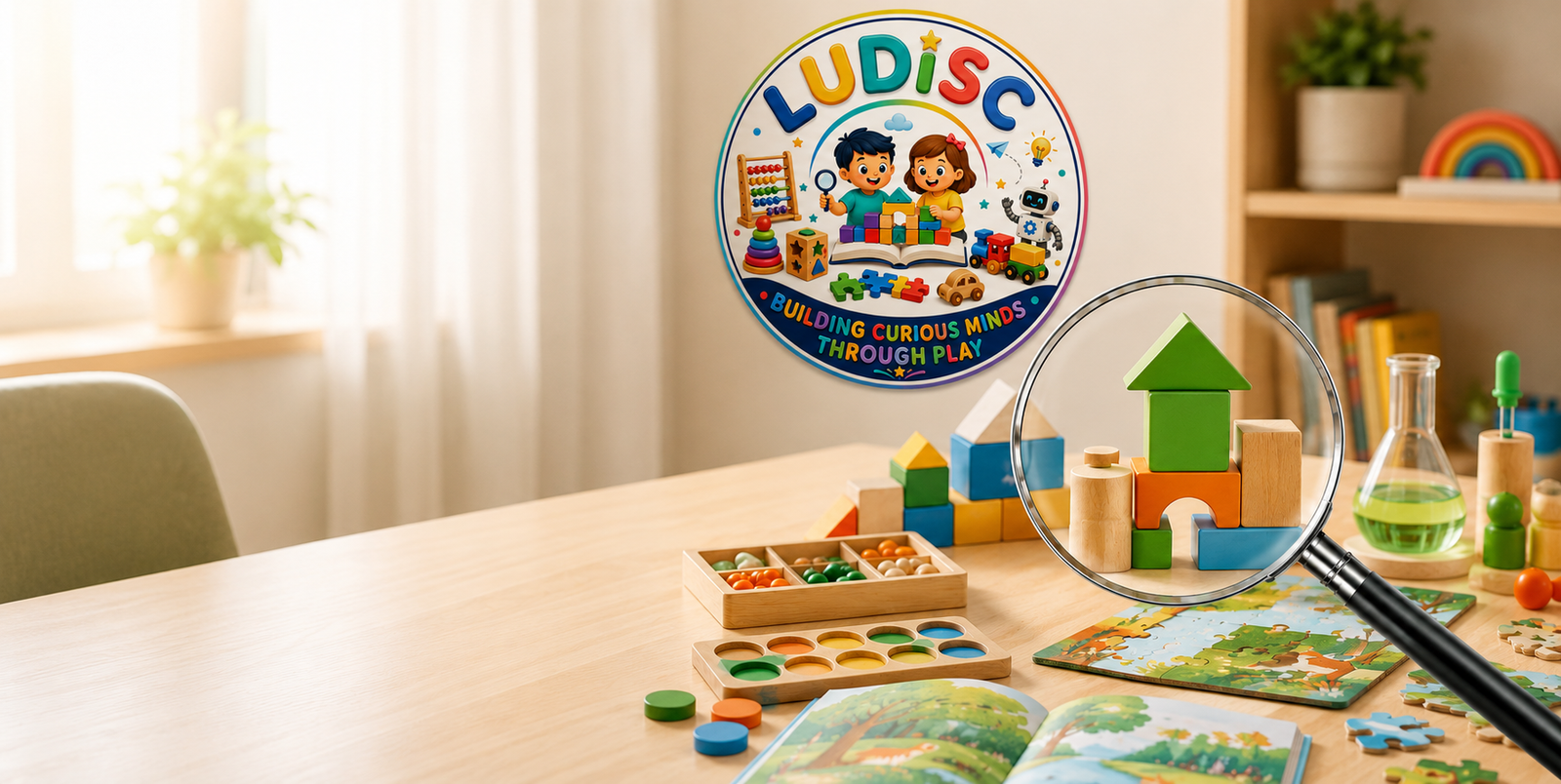 LUDISC educational toys and learning activities ready to explore