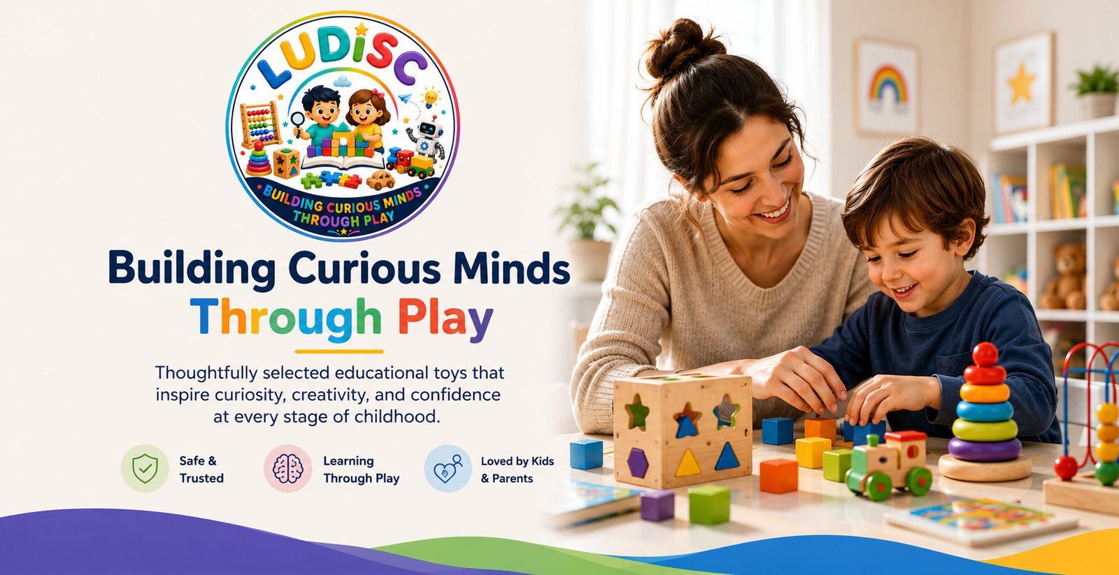 LUDISC educational toys supporting curious minds through play