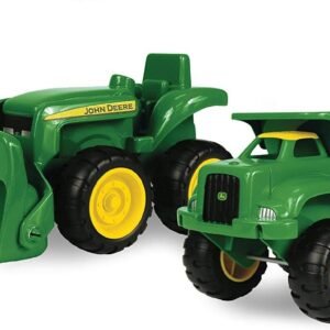 TOMY John Deere Vehicle Set – Dump Truck & Tractor with Loader
