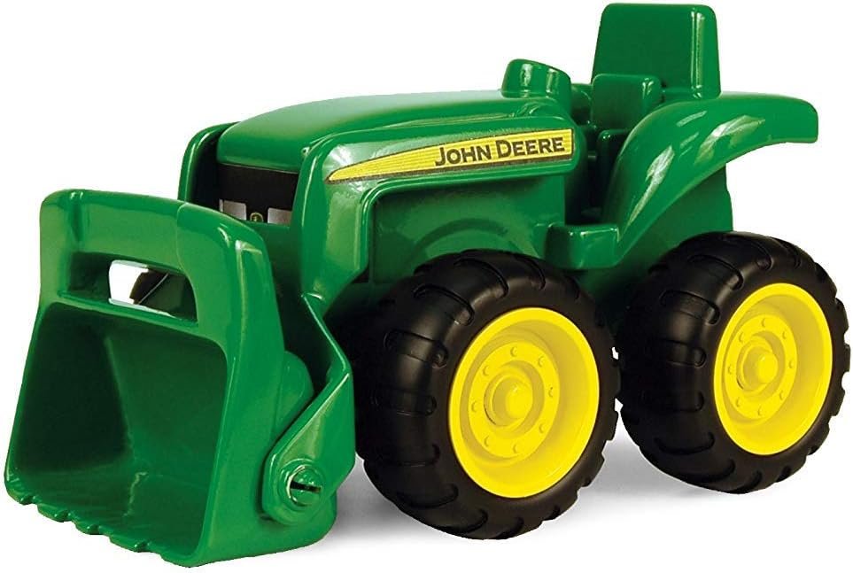 TOMY John Deere Vehicle Set – Dump Truck & Tractor with Loader - Image 2