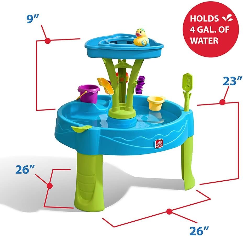 Step2 Summer Showers Splash Tower Water Table for Kids - Image 2
