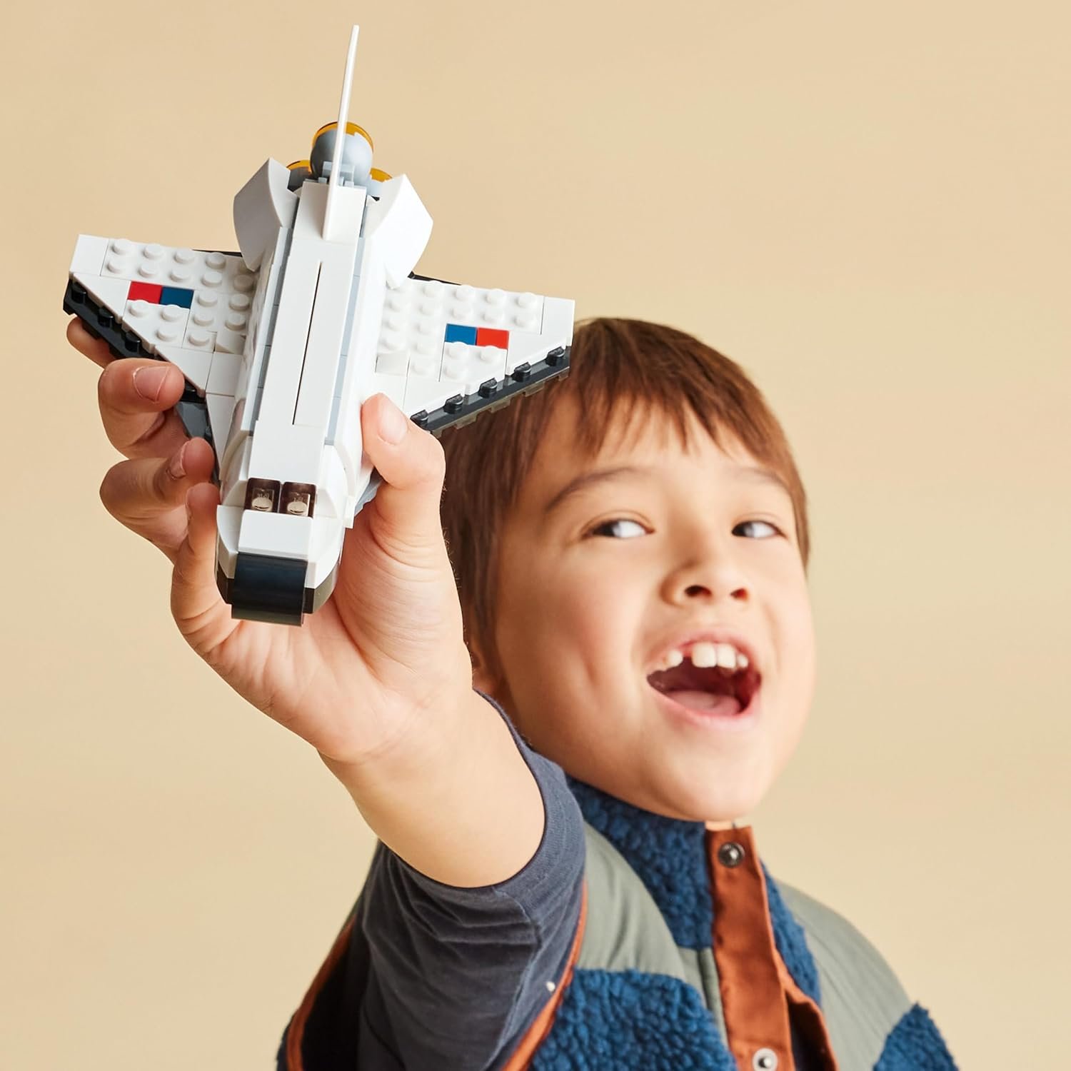 Creator 3 in 1 Space Shuttle Toys - Space Toys Building Set for Boys & Girls, Ages 6+