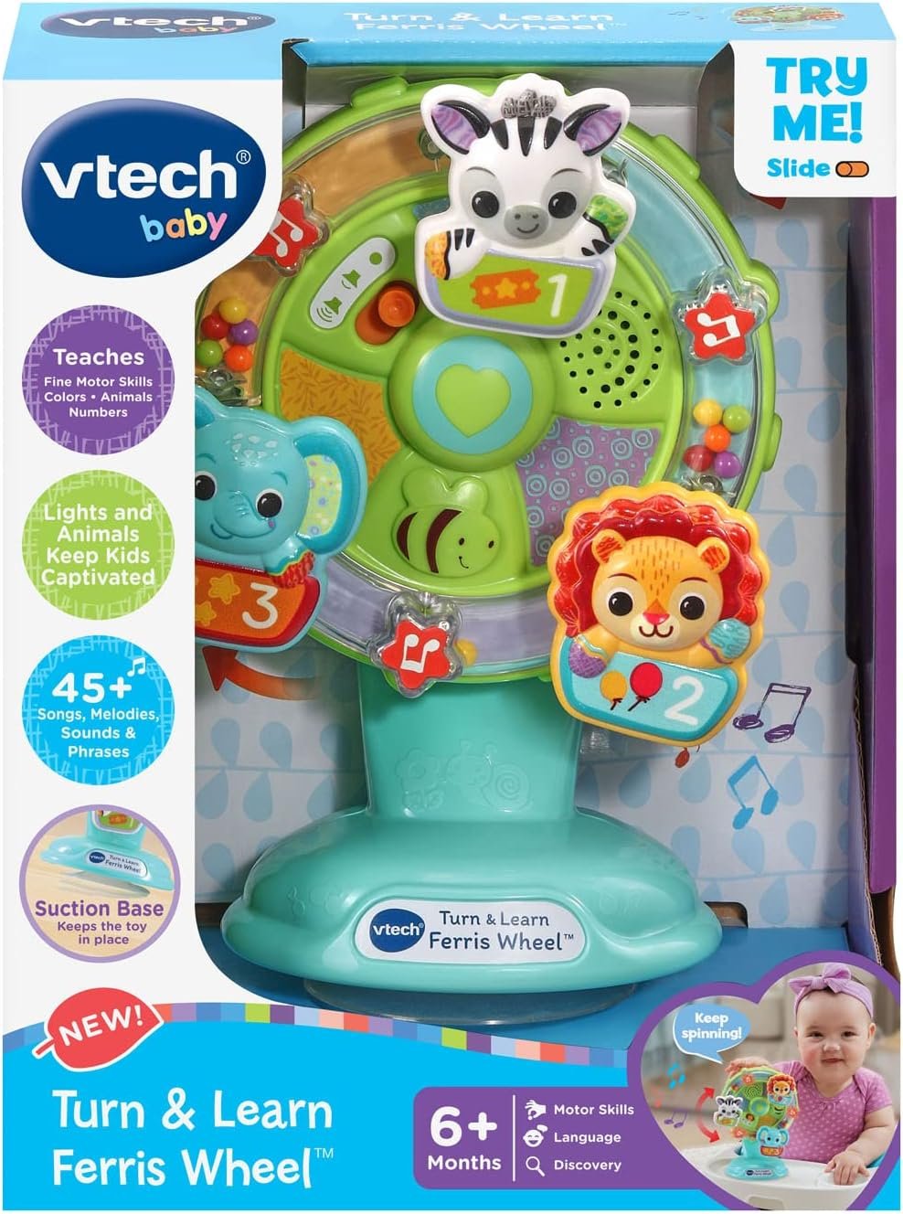 VTech Turn and Learn Ferris Wheel - Image 6