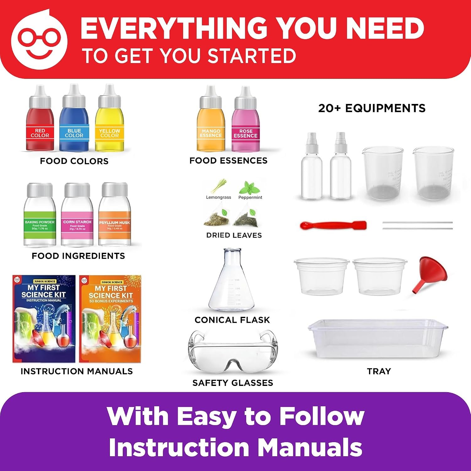 Doctor Jupiter My First Science Experiments Kit for Kids Ages 4+ - Image 5