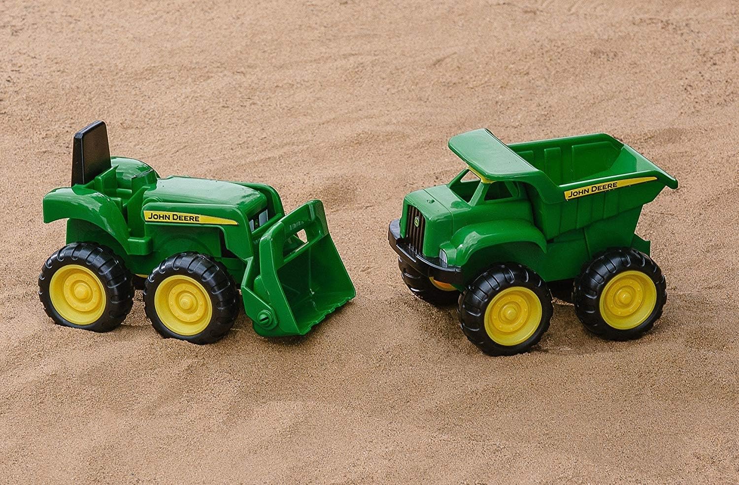 TOMY John Deere Vehicle Set – Dump Truck & Tractor with Loader - Image 5