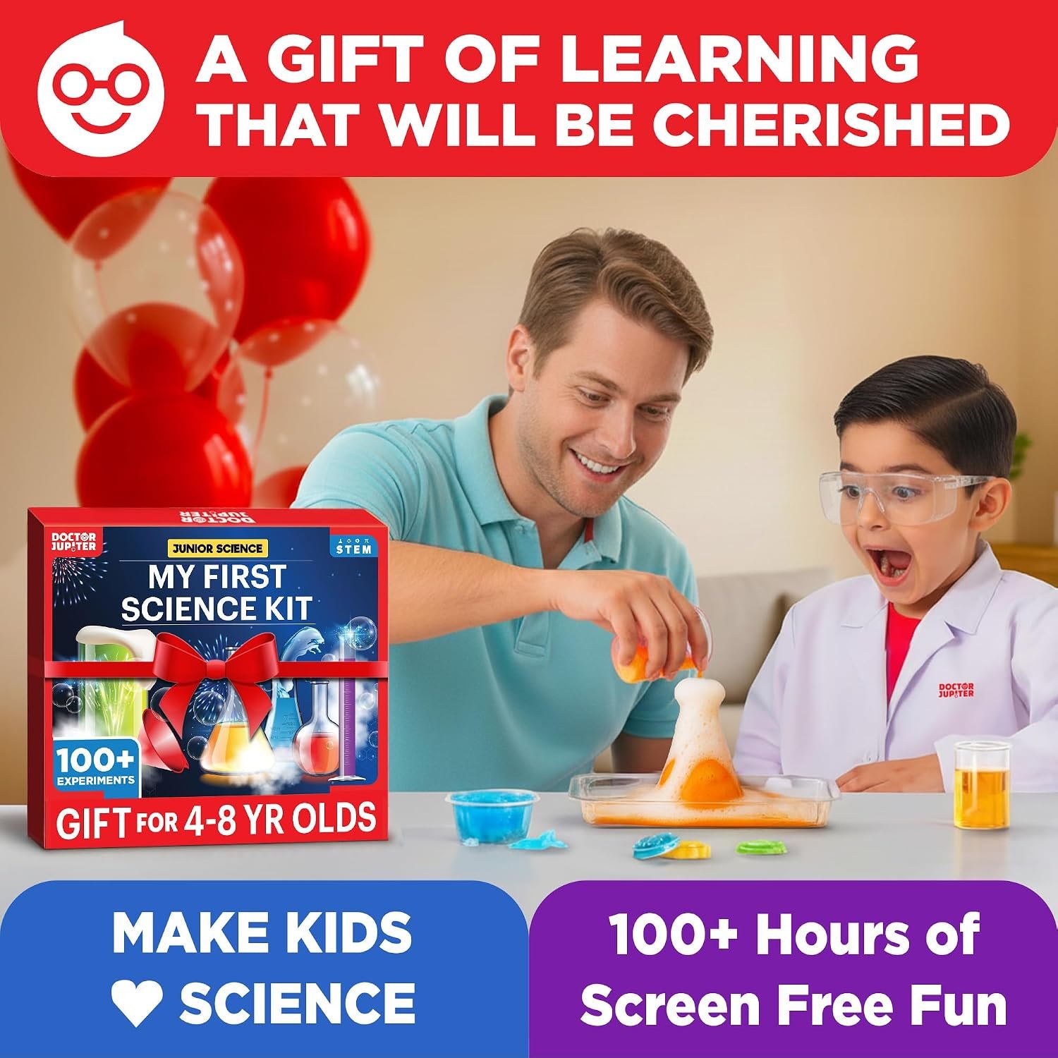 Doctor Jupiter My First Science Experiments Kit for Kids Ages 4+ - Image 8