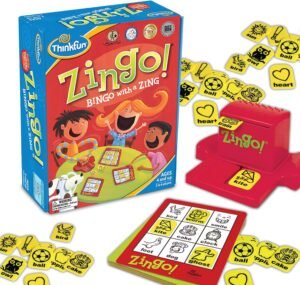 ThinkFun Zingo Bingo Award Winning Preschool Game for Pre-Readers and Early Readers Age 4 and Up - Image 1