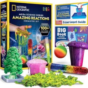 National Geographic Amazing Chemistry Set with 100+ Experiments
