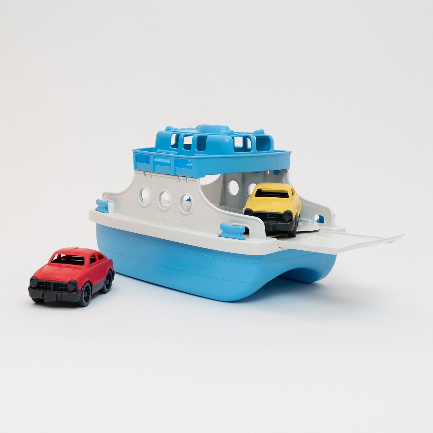 Green Toys Ferry Boat with Mini Cars – Blue/White - Image 6
