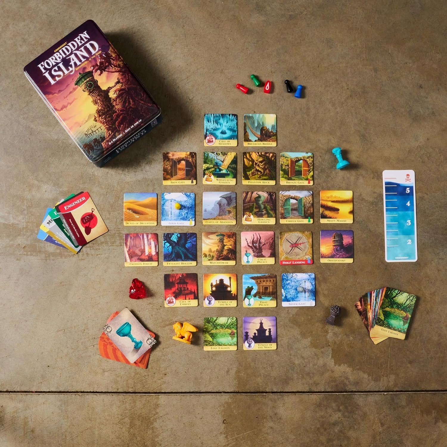 Gamewright Forbidden Island – The Cooperative Strategy Survival Island Board Game - image 2