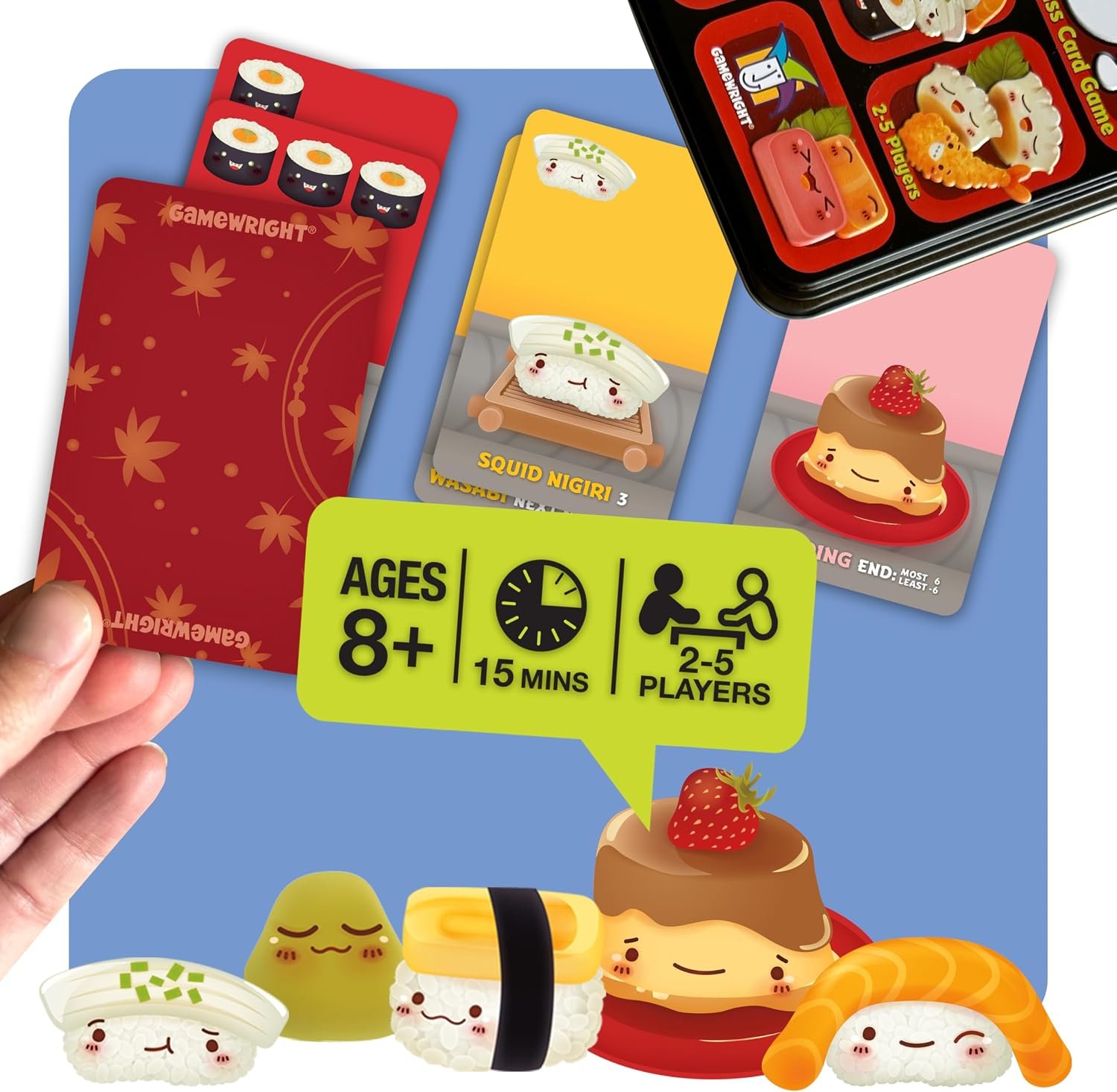 Gamewright Sushi Go! Pick-and-Pass Card Game - Image 2