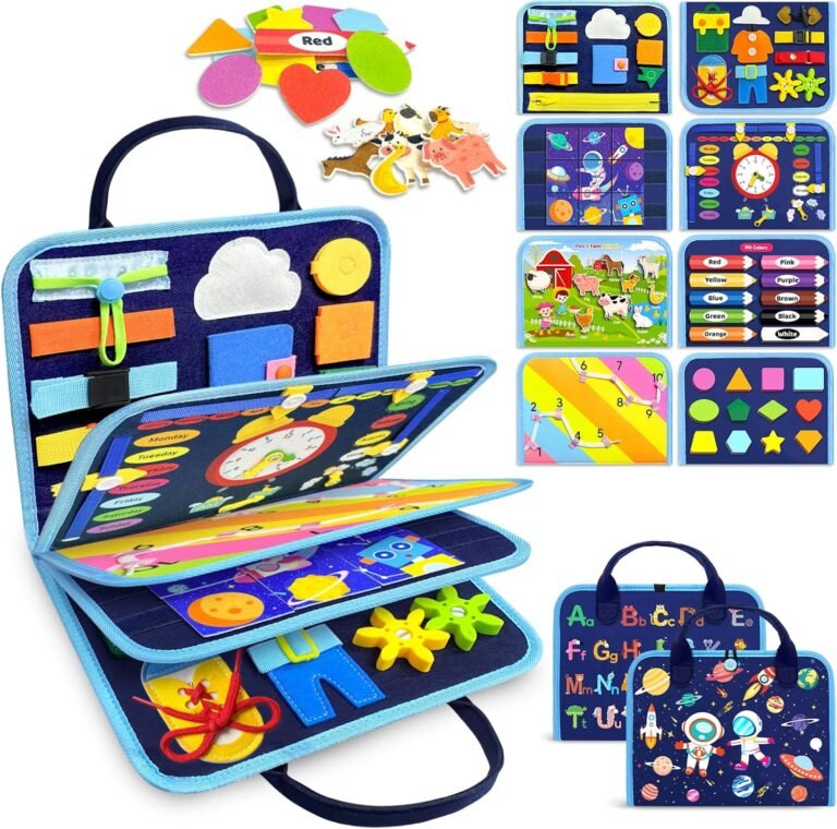 Gojmzo Busy Board Montessori Toys for Toddler Boy Girl Gifts Busy Book — supporting product image 1