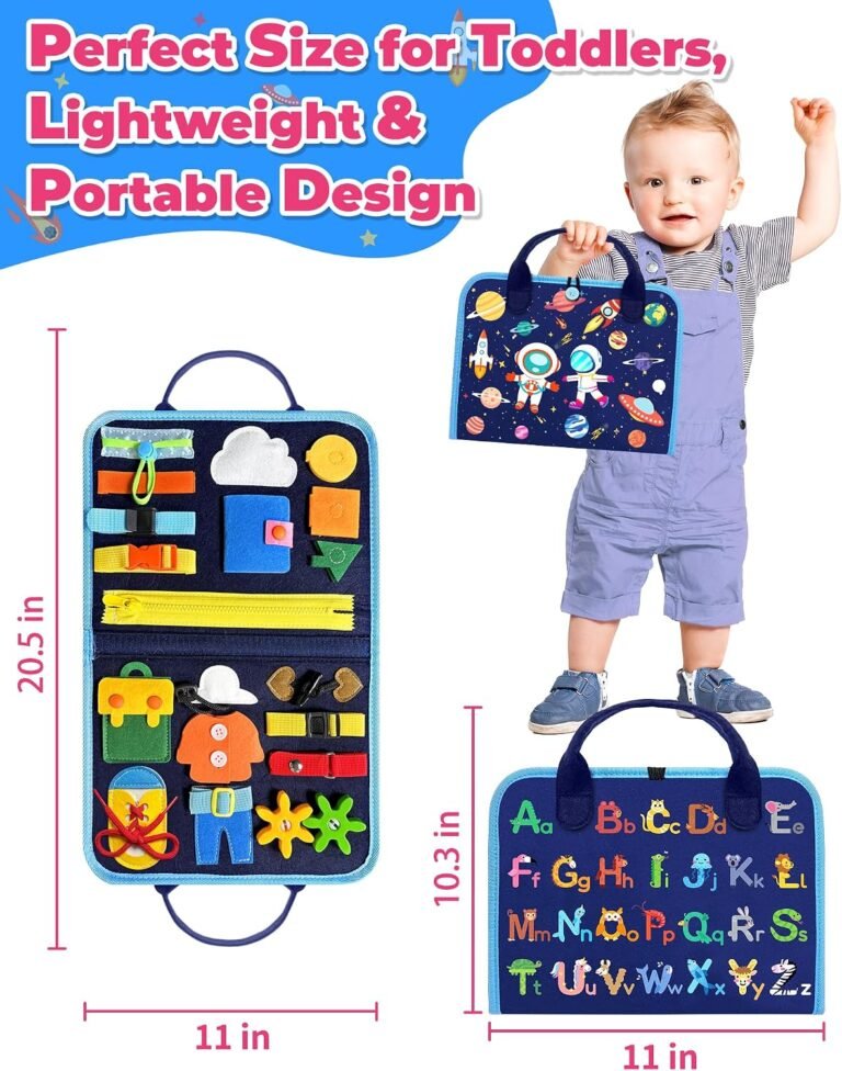 Gojmzo Busy Board Montessori Toys for Toddler Boy Girl Gifts Busy Book — supporting product image 2