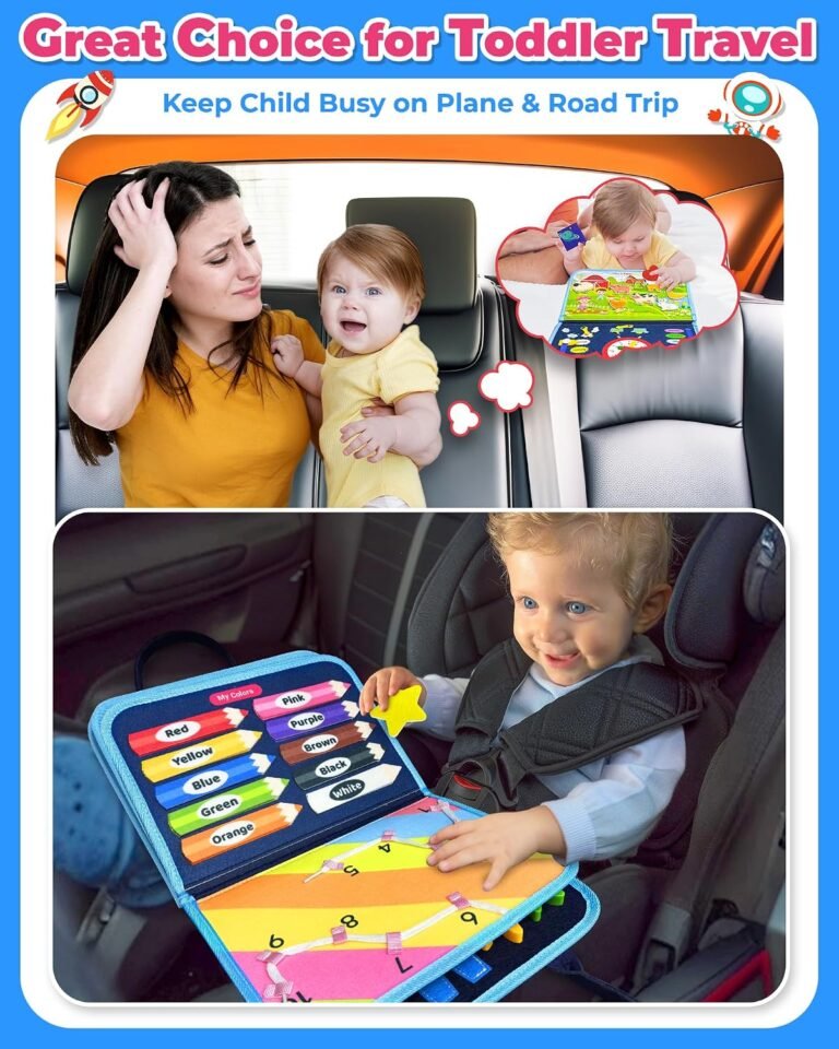 Gojmzo Busy Board Montessori Toys for Toddler Boy Girl Gifts Busy Book — supporting product image 3