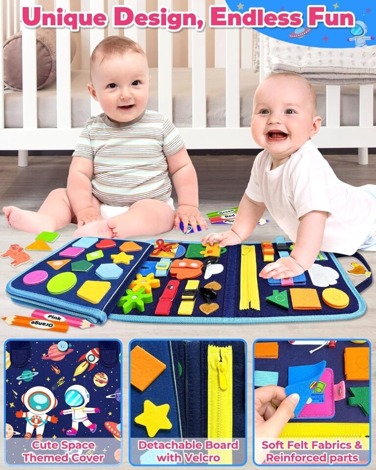 Gojmzo Busy Board Montessori Toys for Toddler Boy Girl Gifts Busy Book — supporting product image 5