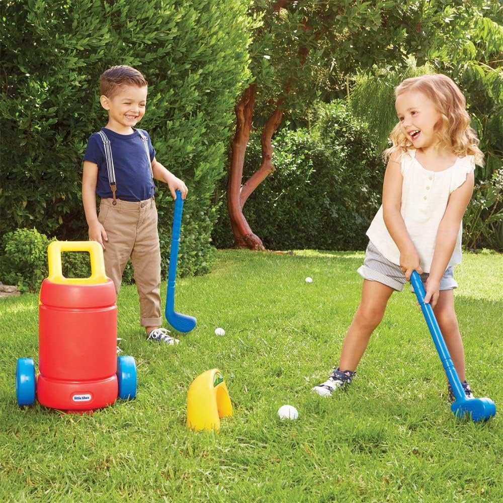 Little Tikes TotSports Easy Hit Golf Set + 3 balls + 2 clubs - Image 4