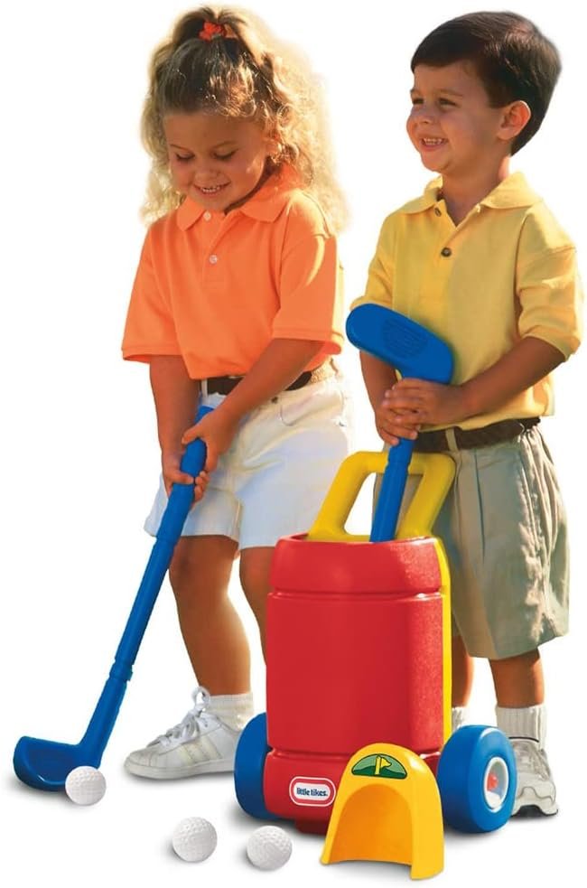 Little Tikes TotSports Easy Hit Golf Set + 3 balls + 2 clubs - Image 5