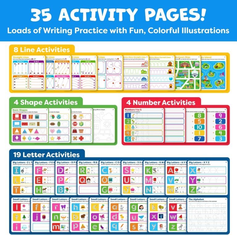 Momo & Nashi Tracing Book for Kids Ages 3-5 — Reusable Preschool Learning Activities — supporting product image 2