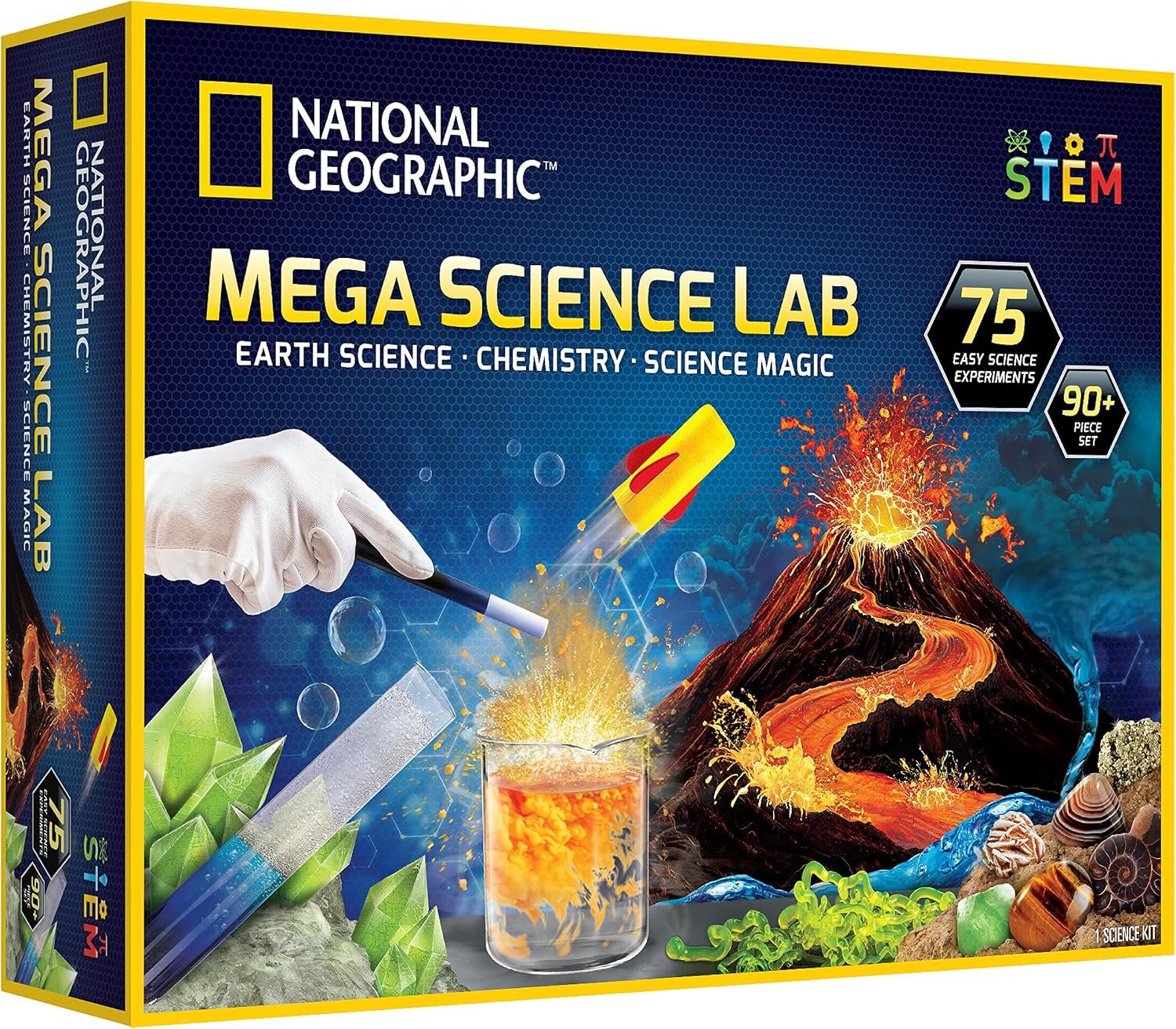 National Geographic Mega Science Lab with 75 Experiments for Kids 8-12 - Image 1