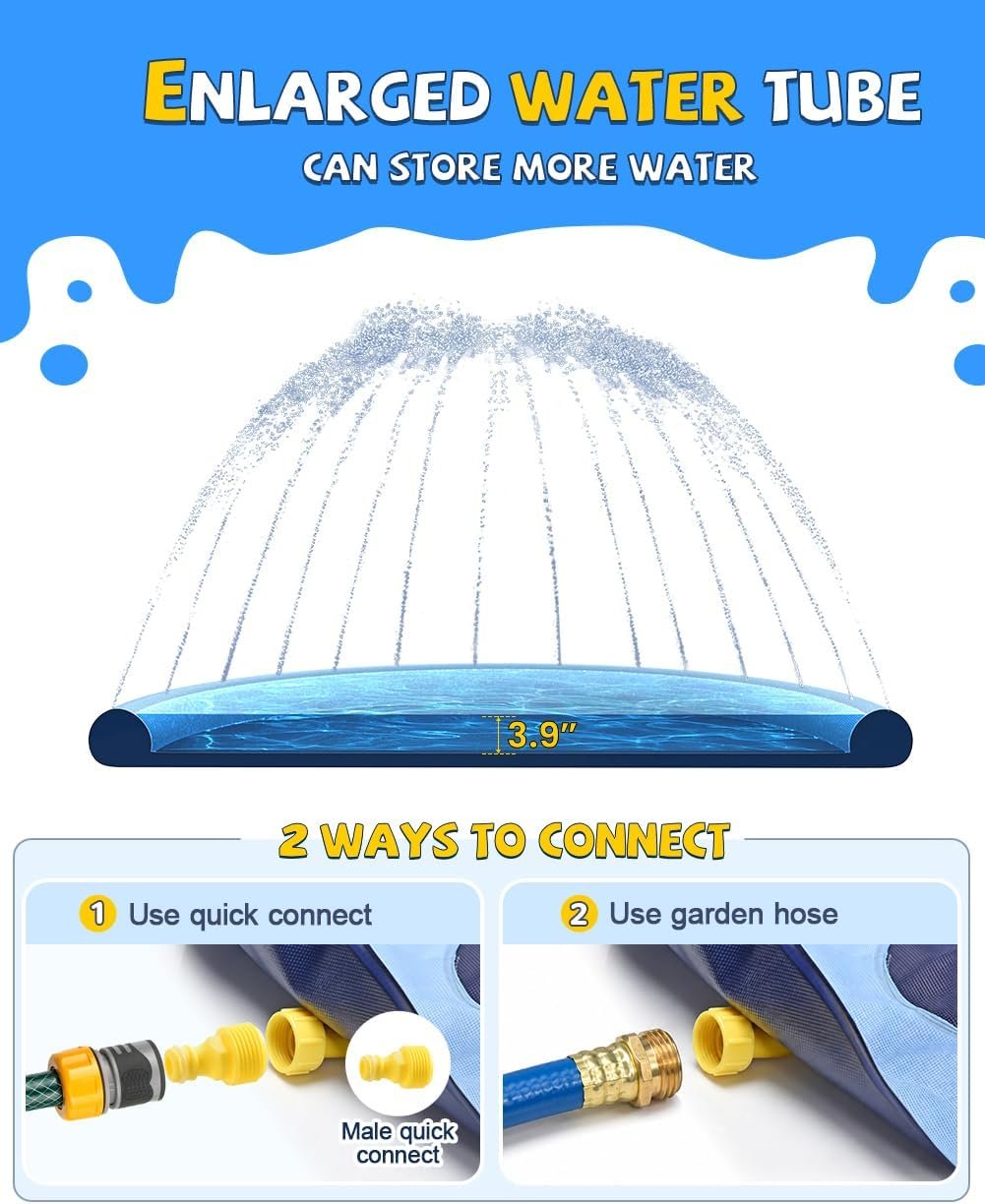 VISTOP 67-Inch Non-Slip Splash Pad - Image 4