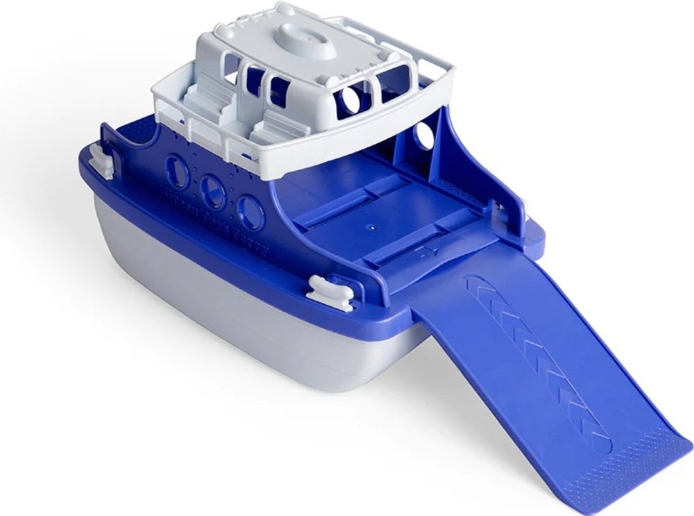 Green Toys Ferry Boat with Mini Cars – Blue/White - Image 4
